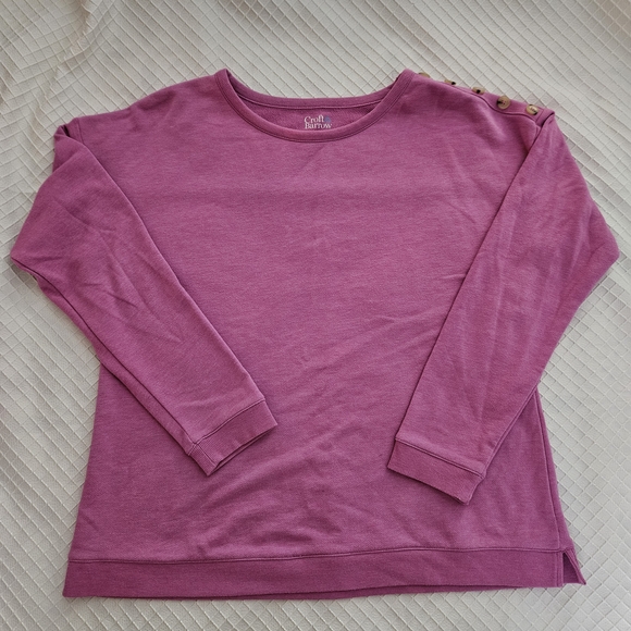 Croft & Barrow Petite Pink Sweatshirt - Picture 11 of 11